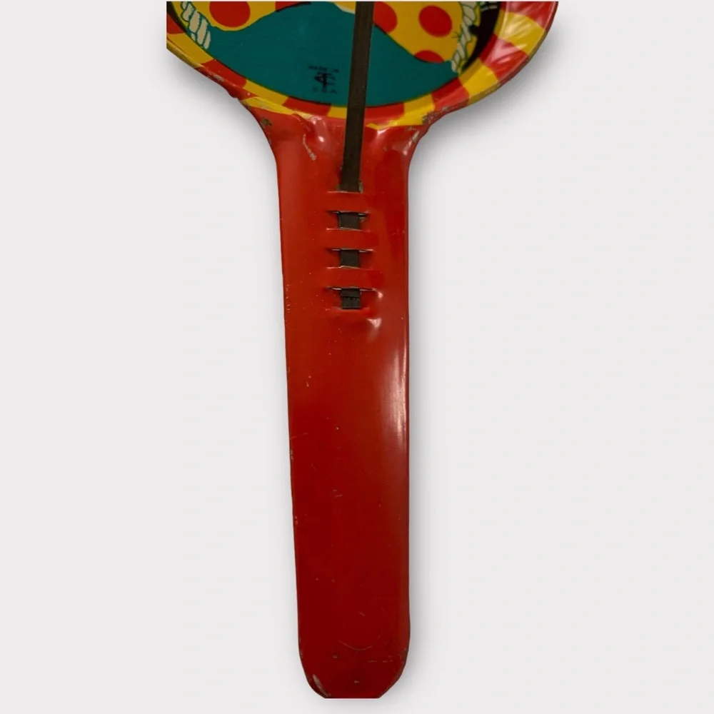 Vintage Tin Double Clapper Clown Noise Makers